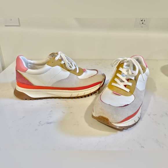 Madewell Kickoff Trainer Sneakers in Bright Colorblock Size 9 - Picture 2 of 8
